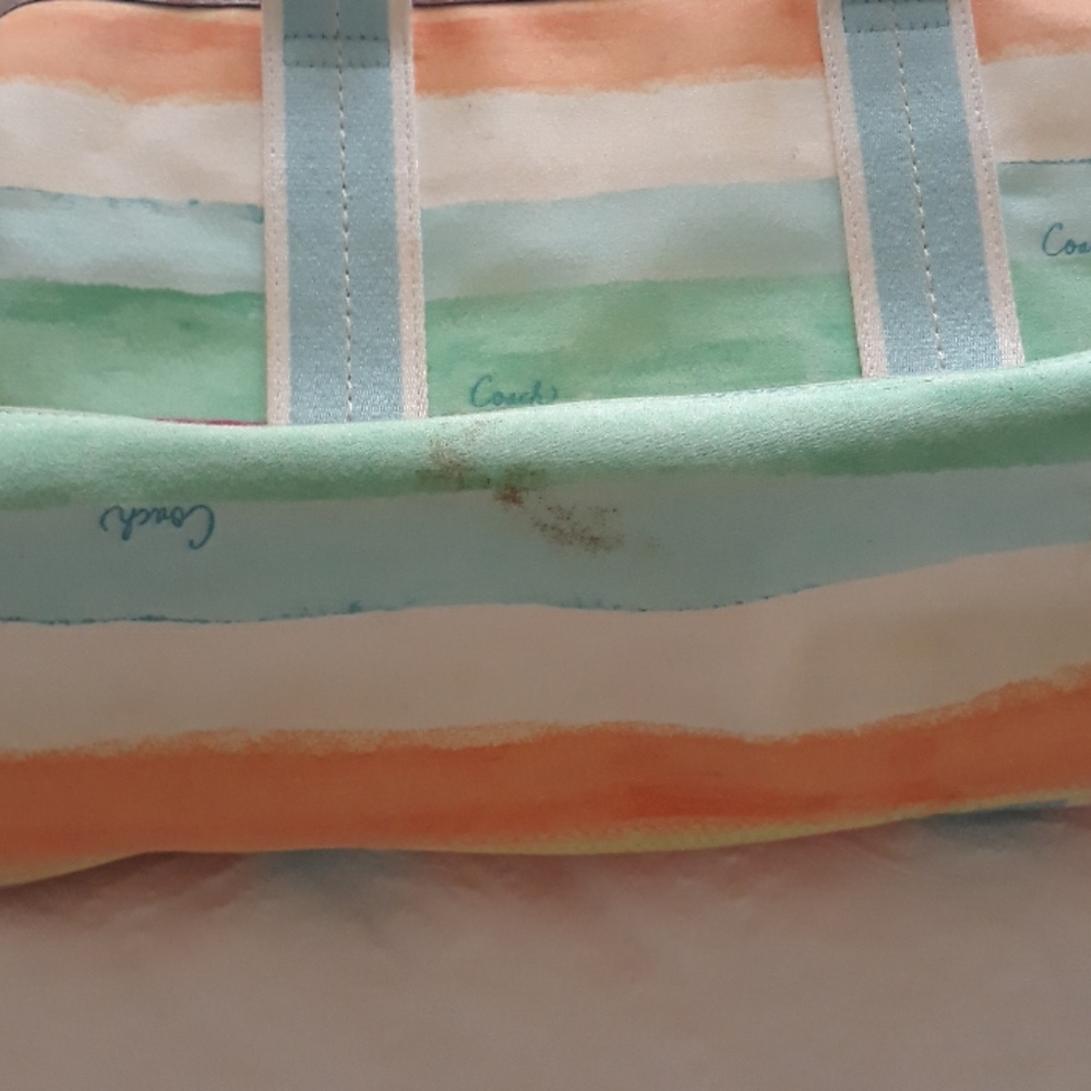 Coach Hampton Watercolor Tote COACH PURSE, #M0673- - Picture 4 of 8